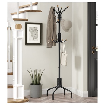 Stojanový věšák HOOK černá 1