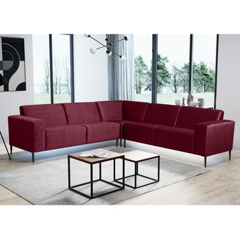 Sedací souprava HORIZON L červená 1