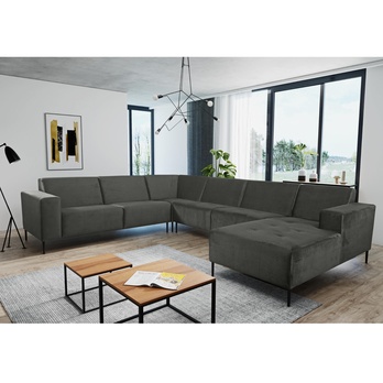 Sedací souprava HORIZON XL levá, šedá 1