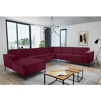 Sedací souprava HORIZON XL pravá, červená 1