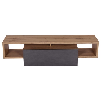 TV komoda HUBERTUS dub wotan/šedý beton 3