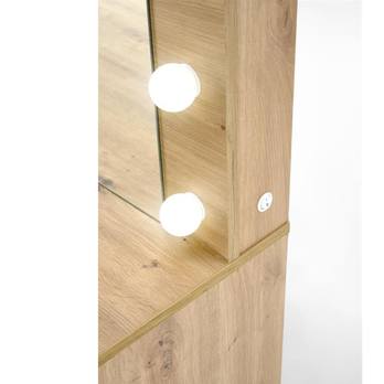 Toaletní stolek HULLY dub artisan, šířka 120 cm 3