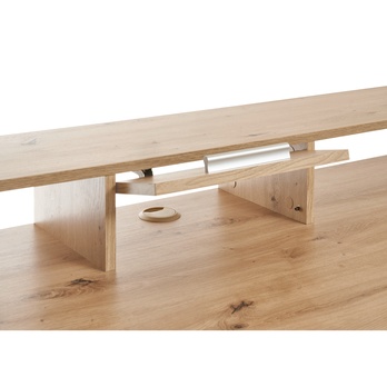 Psací stůl IAN II dub artisan/šedá 2