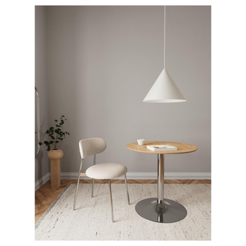 Malý stolek IBIZA přírodní/chrom 2