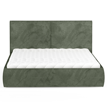 Postel s roštem ICOL tmavě zelená, 140x200 cm 4