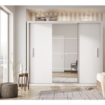 Šatní skříň IDEA 01 matná bílá 1