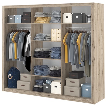 Šatní skříň IDEA 01 dub sanremo 3