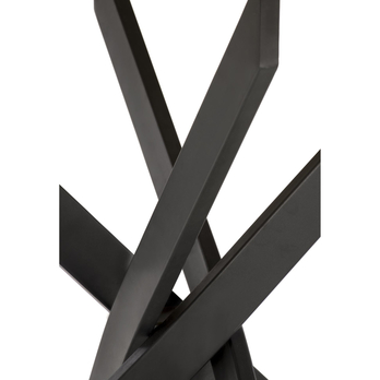 Jídelní stůl IDGOR zlatý dub/černá 6