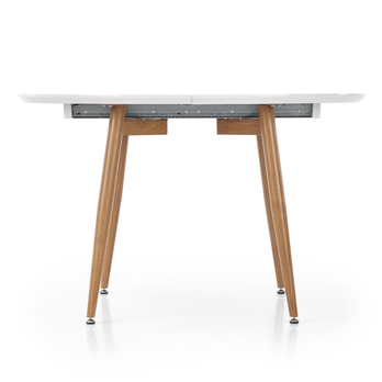 Jídelní stůl IDWORD dub medový/bílá 2