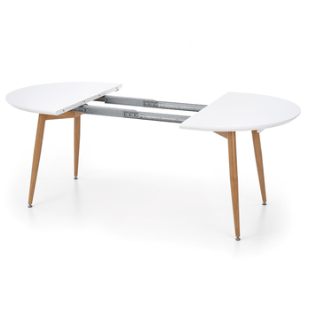 Jídelní stůl IDWORD dub medový/bílá 3