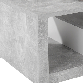 Konferenční stolek IGUAN beton/bílá 2