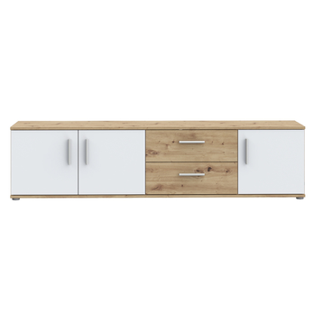 TV komoda IKOLI L bílá/dub artisan 3