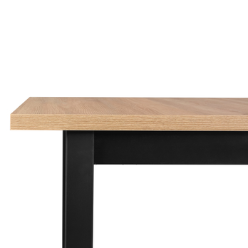 Jídelní stůl IKOZ 3 dub sonoma/černá, šířka 140 cm 2