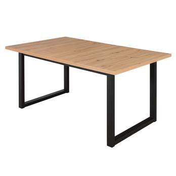 Jídelní stůl IKOZ 3 dub artisan/černá, šířka 160 cm 1
