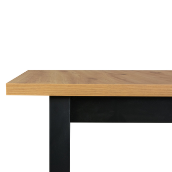 Jídelní stůl IKOZ 3 dub artisan/černá, šířka 160 cm 2