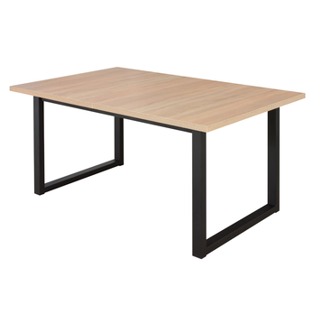 Jídelní stůl IKOZ 3 dub sonoma/černá, šířka 160 cm 1