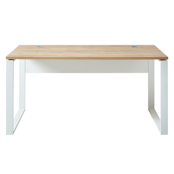 Psací stůl ILON bílá/dub navarra, šířka 158 cm 2