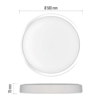 Stropní svítidlo ILVI bílá, průměr 50 cm 5