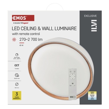 Stropní svítidlo ILVI bílá/přírodní 2