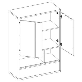 Komoda IMOLA 05 vícebarevná 2