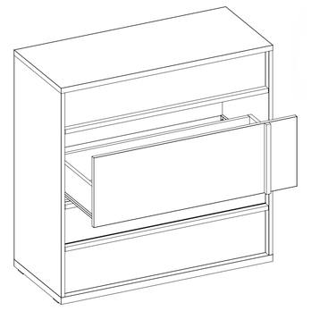 Komoda IMOLA 07 vícebarevná 2