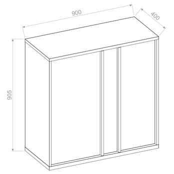 Komoda IMOLA 08 vícebarevná 3