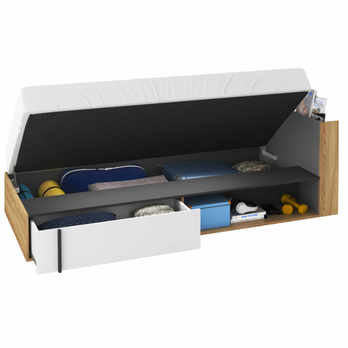 Postel s matrací IMOLA pravá, 90x200 cm 2