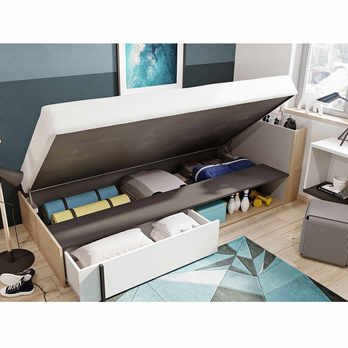 Postel s matrací IMOLA pravá, 90x200 cm 4