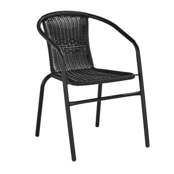 Zahradní židle IMOLLA 4 antracitová/černá 1