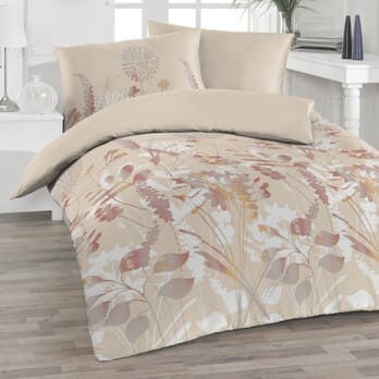 Povlečení INAS BEIGE béžová, 70x90 a 140x200 cm 1