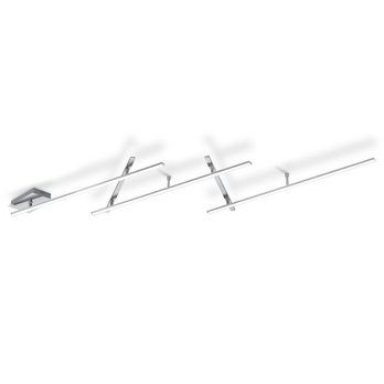 Stropní LED svítidlo INDIRA stříbrná 2