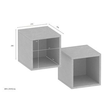 Obývací stěna INFINITY C206 kašmírová/dub mercure 21