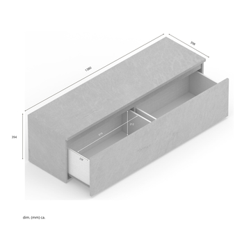 Obývací stěna INFINITY C208 kašmírová/travertin 9