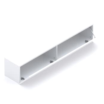 Obývací stěna INFINITY C217 bílá lesklá/dub cadiz 4