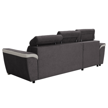 Sedací souprava INFINITY II tmavě šedá/béžová 4