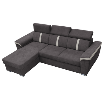 Sedací souprava INFINITY II tmavě šedá/béžová 5
