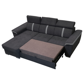 Sedací souprava INFINITY II černá/šedá 1