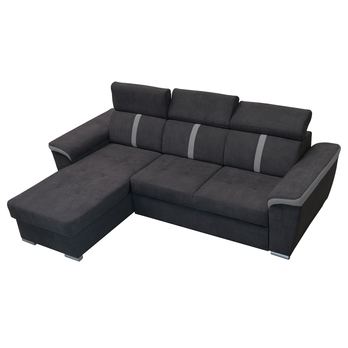 Sedací souprava INFINITY II černá/šedá 7