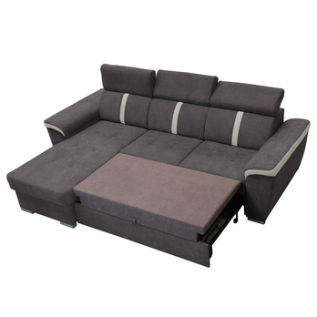 Sedací souprava INFINITY II tmavě šedá/béžová 1