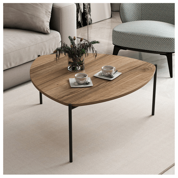 Konferenční stolek INIGA ořech/černá 1