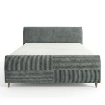 Postel s roštem INZA šedá, 180x200 cm 3