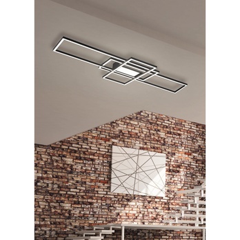 Stropní LED svítidlo IRVINE antracitová 1