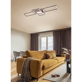 Stropní LED svítidlo IRVINE antracitová 2