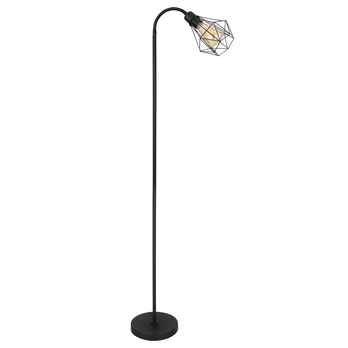 Stojací lampa ISABELLA černý kov 1