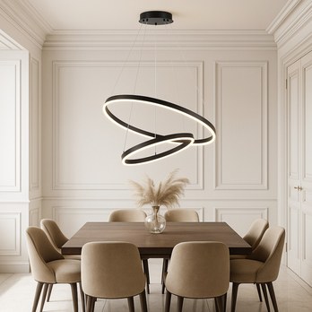 Závěsné svítidlo ISAURE 2 černá 1