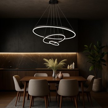 Závěsné svítidlo ISAURE 3 černá 1