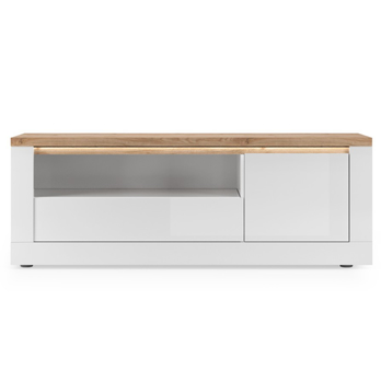 TV komoda ISCHIA 10 dub cadiz/bílá, šířka 160 cm 1