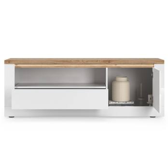 TV komoda ISCHIA 10 dub cadiz/bílá, šířka 160 cm 2