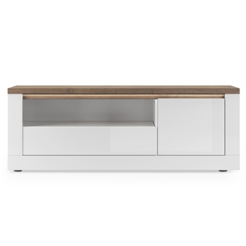 TV komoda ISCHIA 10 dub mercure/bílá, šířka 160 cm 1