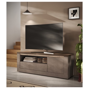 TV komoda ISCHIA 10 dub mercure/bronzová, šířka 160 cm 1